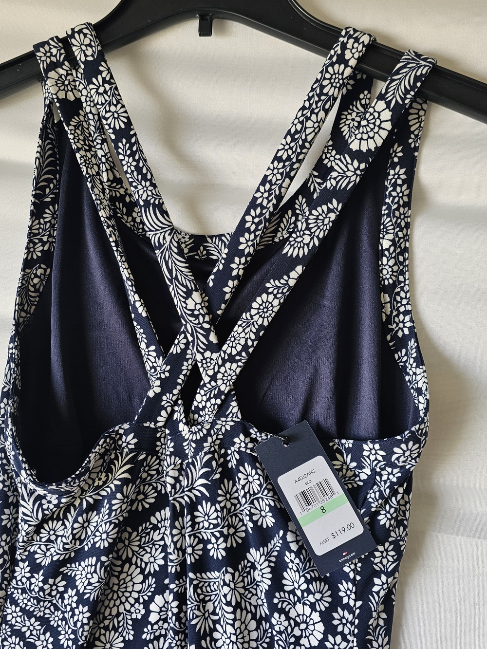 Brand New with Tags (NWT) Tommy Hilfiger Paisley Cross-Back Maxi Dress - Picture 11 of 16
